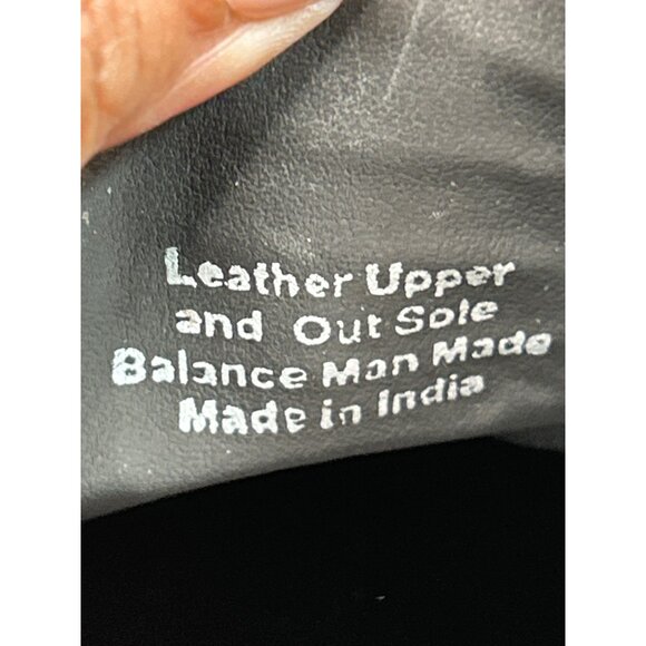 Stacy Adams Mens Leather Wingtip Oxford Shoes 8.5M Brown Black Embossed Ostrich - Picture 8 of 9